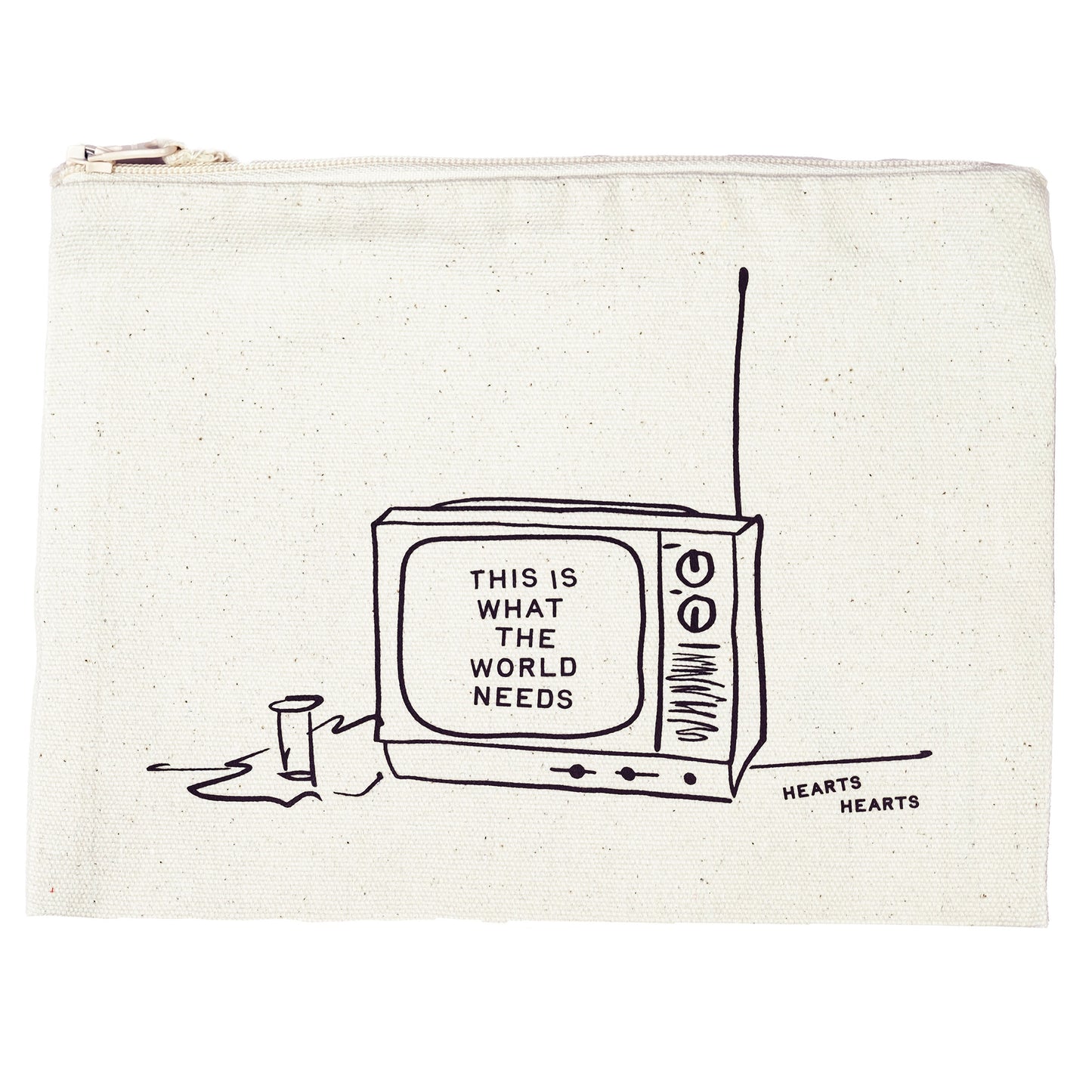 HEARTS HEARTS Pencil Case "This Is What The World Needs"
