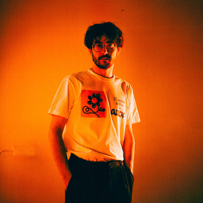 OSKA T-Shirt "Flower" -white