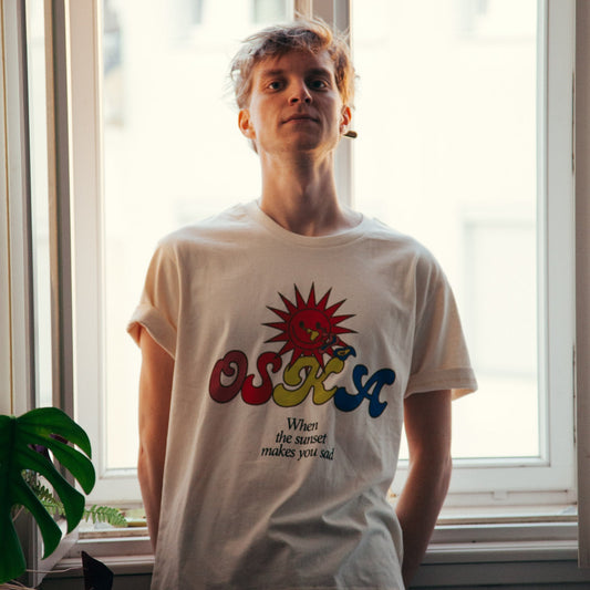 OSKA T-Shirt "Sun" - natural