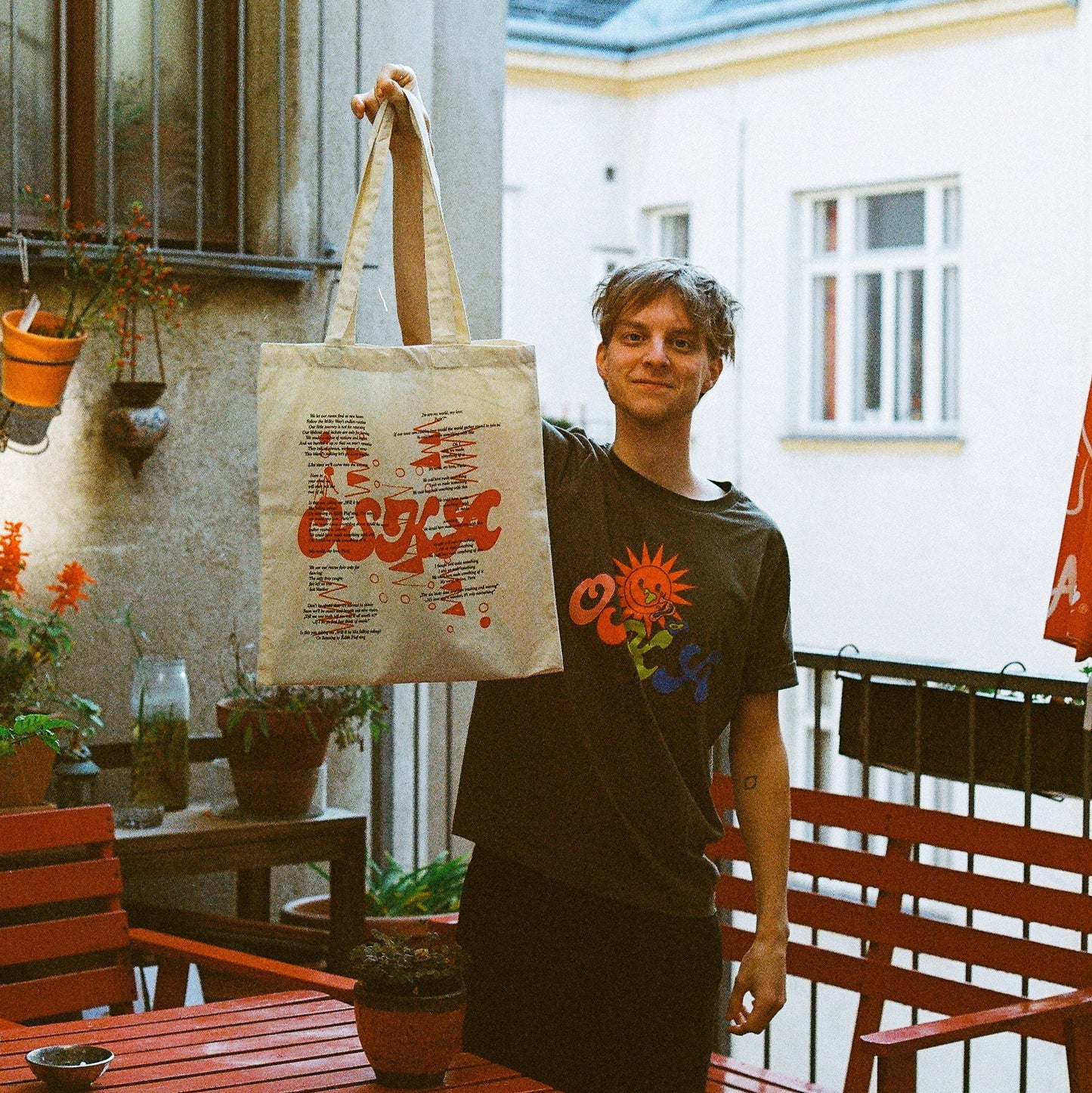OSKA Tote Bag "Lyrics"