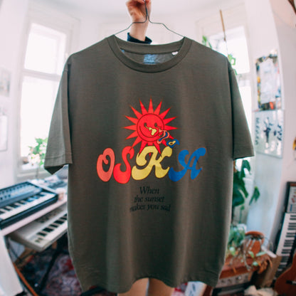 OSKA T-Shirt "Sun" - olive