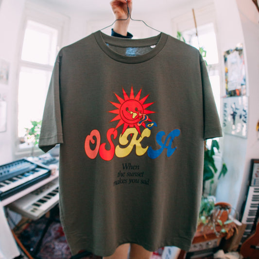OSKA T-Shirt "Sun" - olive
