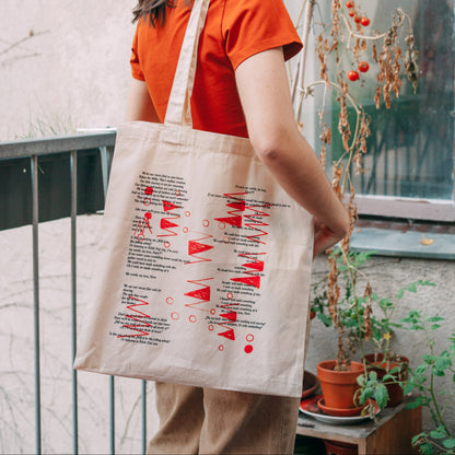OSKA Tote Bag "Lyrics"
